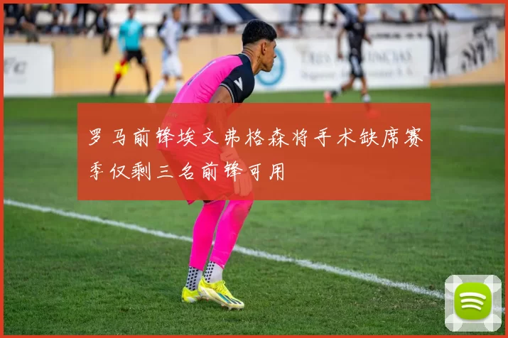罗马前锋埃文弗格森将手术缺席赛季仅剩三名前锋可用
